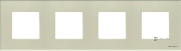 Рамка
Zenit,  4 поста,   цвет - жемчужное стекло,  стекло