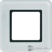 Рамкa для модуля контурной подсветки
Q.7,  1 пост,   цвет - белый,  белый,  стекло