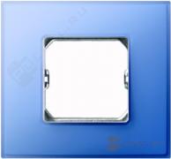 РамкаSimon 27 neos, 1 пост, цвет - бирюзовый, пластмасса