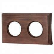 Bironi Шедель Дерево Винтаж Форма квадрата Рамка 2-ая на бревно диаметр 200 мм (скрытый монтаж)