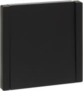 IEK Fortepiano Черный Выключатель 1-клавишный с подсветкой