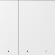 Donel A07 Матовый Белый Клавиша 3-ая с подсветкой