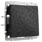 Выключатель
Hammer,  одноклавишный,  без подсветки,   цвет - черный