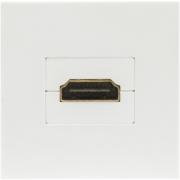 Розетка HDMI DEC
Лючки DDSB,  Лючки DFB,   цвет - белый