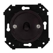 Bironi Шедель Бриз Тумблерный Коричневый матовый Выключатель 1-клавишный (скрытый монтаж)