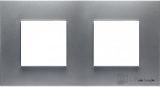 Рамка
Zenit,  2 поста,   цвет - серебряный,  пластмасса