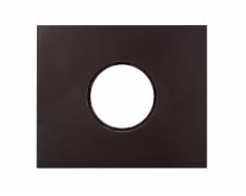 Bironi Шедель Бриз Коричневый матовый Рамка 1-ая (скрытый монтаж)