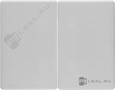 КлавишиArsys, двухклавишный, без подсветки, цвет - белый глянцевый