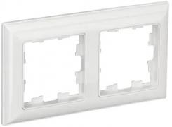 IEK Brite DECOR Белый 3D-форма Рамка 2-ая