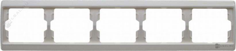РамкaArsys, 5 постов, цвет - белый глянцевый, пластмасса