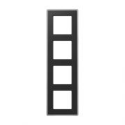 Jung A Viva Стекло Черное Рамка 4-ая