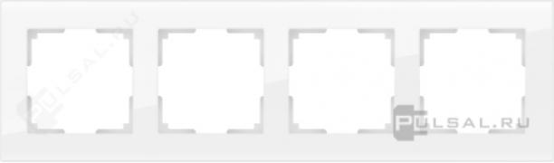 Рамкa
Favorit,  4 поста,   цвет - белый,  стекло