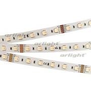 Светодиодная лента RT 2-5000 24V RGBW-MIX 12mm (5060-One, 60 LED/m, LUX)
Аrlight,   длина - 5м,   ширина - 12мм,  1100Лм/м,   мощность - 20Вт/м,   цветовая температура - 2700Кцветовая температура - 6500К,   цвет свечения  - RGBцвет свечения  - белый холо