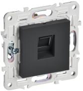 IEK Skandy Графит Розетка Компьютерная 1-ая RJ45 Cat.5e