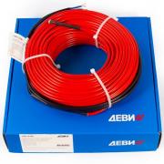 Деви Нагревательный кабель двужильный DEVIflex 18T, длинна - 54 м., мощность - 1005 Вт., под плитку, керамогранит, для подогрева труб, ступеней, тротуаров, для подогрева почвы