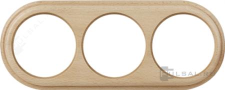 Рамкa Legend
Vintage,  Retro,  3 поста,   цвет - светлый бук,  дерево