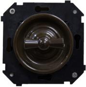 Bironi Шедель Пластик Коричневый Переключатель 1-клавишный (скрытый монтаж)