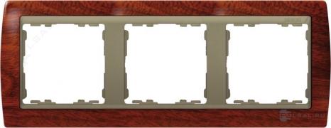 РамкаSimon 82, 3 поста, цвет - вишня, шампань, дерево