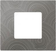 Рамка-декорSimon 27 play, 1 пост, цвет - серое солнце, пластмасса