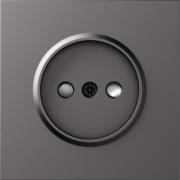 Donel S08 Матовый Титан Накладка Розетки б/з со шторками