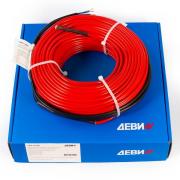 Деви Нагревательный кабель двужильный DEVIflex 18T, длинна - 82 м., мощность - 1485 Вт., под плитку, керамогранит, для подогрева труб, ступеней, тротуаров, для подогрева почвы