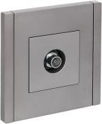 IEK Fortepiano Сталь Розетка TV оконечная