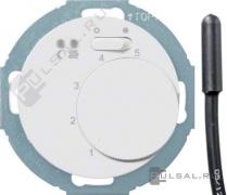 Терморегулятор 10А, НО-контакт, 230В
R.Classic,  поворотный,  датчик t° пола (внешний),  без таймера,   цвет - белый глянцевый