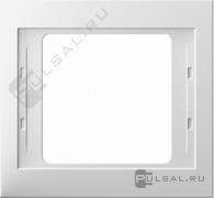 Рамкa
K.1,  1 пост,   цвет - белый глянцевый,  пластмасса