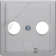 Накладка
Q.1,  Q.3,  Q.7,  телевизионная (TV),  спутниковая (SAT),  радио (R),  двойная,  тройная,   цвет - алюминий бархат