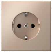 ArtGallery Песочный Розетка с/з винтовые клеммы
