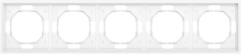 Donel S08 Белый глянцевый Рамка 5-ая