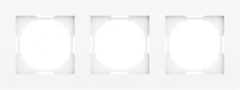 Donel A07 Белый глянцевый Рамка 3-ая