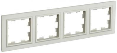 IEK Brite Base Бежевый Рамка 4-ая