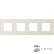 Рамка
Zenit,  4 поста,   цвет - белое стекло,  стекло