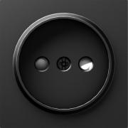 Donel A07 Матовый Карбон Накладка Розетки б/з со шторками