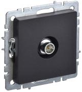 IEK Brite Base Черный Розетка TV оконечная