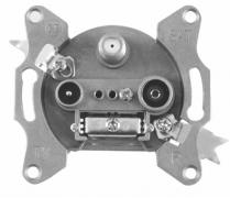 Розетка оконечная TV-FM-SAT
Универсальные устройства и механизмы,  телевизионная (TV),  спутниковая (SAT),  радио (R),  тройная