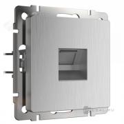 Розетка компьютерная RJ45 Кат.5е UTP
Alumax,  Split,  Slab,  Senso,  Baguette,  Acrylic,  Platinum,  Elite,  Snabb,  Stream,  Flock,  Stark,  Fiore,  Favorit,  Diamant,  Aluminium,  Antik,  Metallic,  одинарная,   цвет - серебряный рифленый