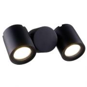 Maytoni Wall Street Черный Бра Настенный светильник GU10х2 50Вт IP54, O010WL-02B