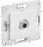 IEK Skandy Белый Розетка TV проходная