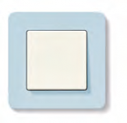 Рамка Manufactur Edition
Q.7,  1 пост,   цвет - синий лунный камень матовый,  пластмасса