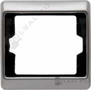 РамкaArsys, 1 пост, цвет - нержавеющая сталь, металл