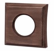 Bironi Шедель Дерево Винтаж Форма квадрата Рамка 1-ая на бревно диаметр 220 мм (скрытый монтаж)