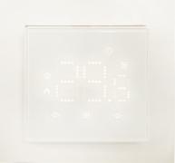 Donel Белое Стекло Регулятор теплого пола с недельным программированием, с Wi-Fi 16 A 55*55 мм