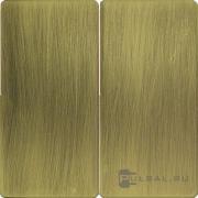 КлавишиSimon 82 Detail, двухклавишный, без подсветки, , цвет - латунь