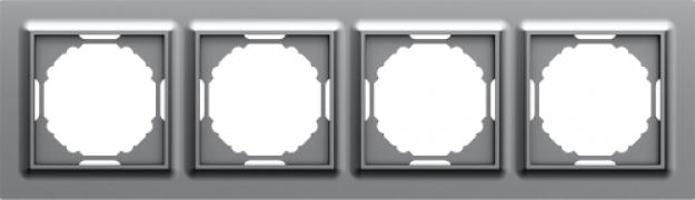 Donel A07 Wave Матовый Серый Рамка 4-ая