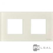 Рамка
Zenit,  2 поста,   цвет - белое стекло,  стекло