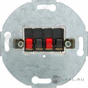 Механизм розетки акустической
R.1,  R.3,  R.8,  R.Classic,  K.1,  K.5,  Q.1,  Q.3,  Q.7,  S.1,  B.3,  B.7,  1930,  Glas,  2 пары,   цвет - антрацит матовый