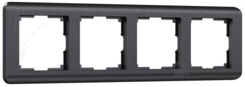 Рамкa
Stream,  4 поста,   цвет - графит,  пластмасса