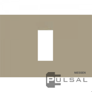 Рамка (итальянский стандарт)
Zenit,  1 модуль,   цвет - шампань,  пластмасса